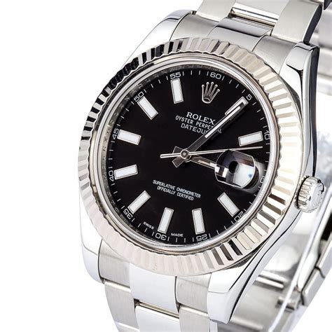 rolex datejust 2 black face|rolex datejust 41mm black face.